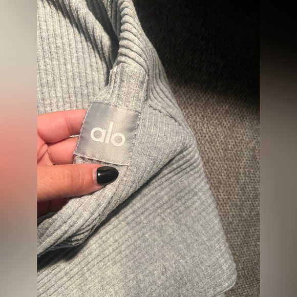 Alo Gray Muse Hoodie and Joggers Set - size xs - like new - Picture 7 of 8